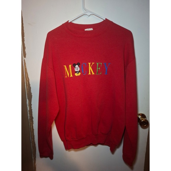 Sweaters - Mickey mouse embroided sweater